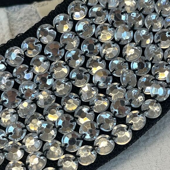 KATE SPADE Girls Top Small White Sleeveless Embellished Black Peter Pan Collar - Picture 4 of 11